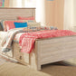 Willowton Full Panel Bed with 2 Storage Drawers