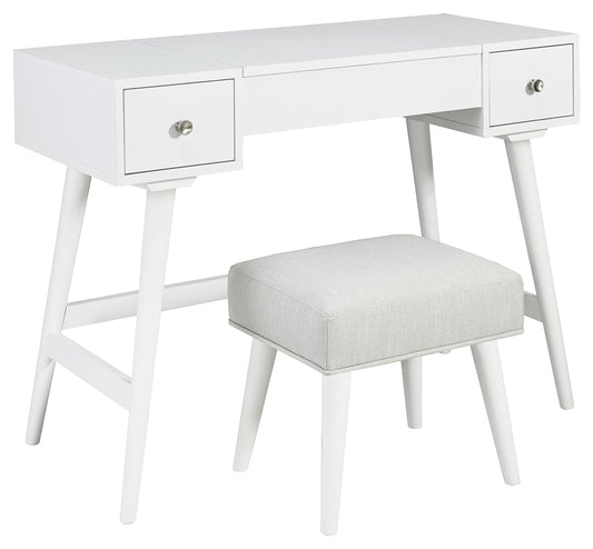 Thadamere Vanity with Stool