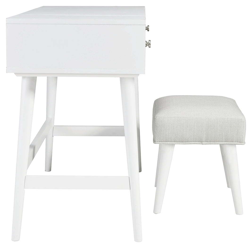 Thadamere Vanity with Stool