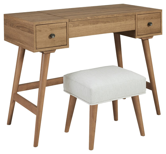 Thadamere Vanity with Stool