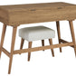 Thadamere Vanity with Stool