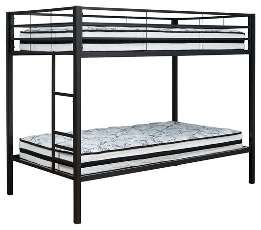 Broshard Twin over Twin Metal Bunk Bed