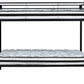 Broshard Twin over Twin Metal Bunk Bed