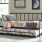 Trentlore Twin Metal Day Bed with Trundle