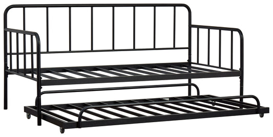 Trentlore Twin Metal Day Bed with Trundle