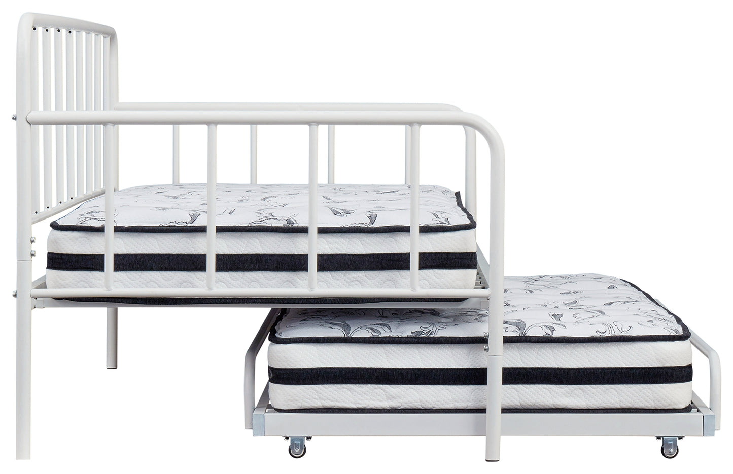 Trentlore Twin Metal Day Bed with Trundle