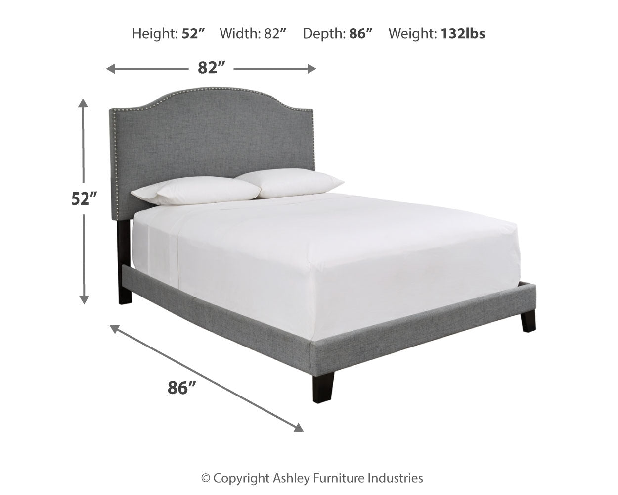 Adelloni King Upholstered Bed