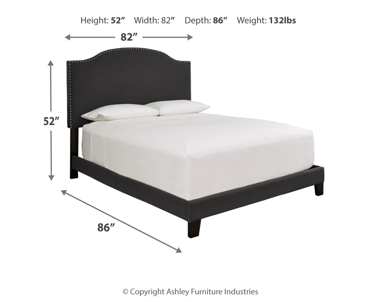 Adelloni King Upholstered Bed