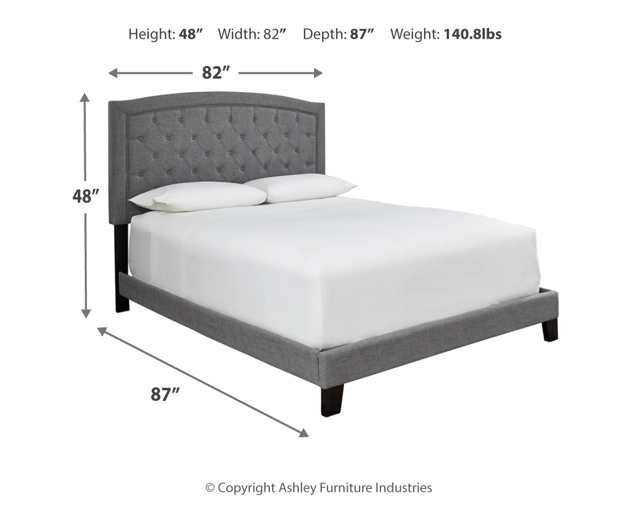 Adelloni King Upholstered Bed