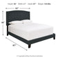 Adelloni King Upholstered Bed