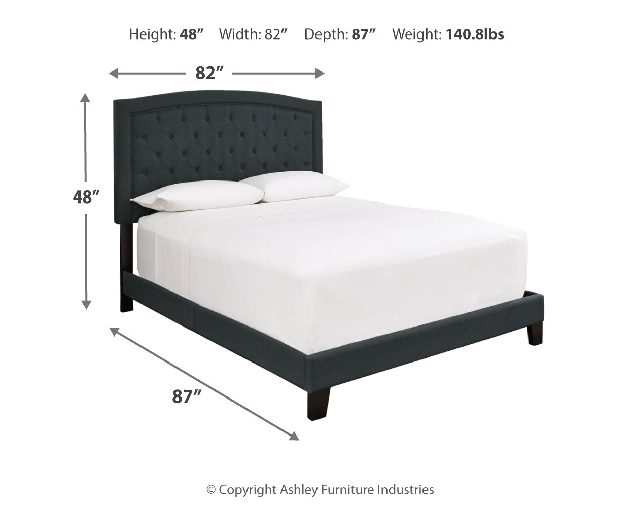 Adelloni King Upholstered Bed