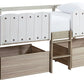 Wrenalyn Twin Loft Bed with Under Bed Bin Storage