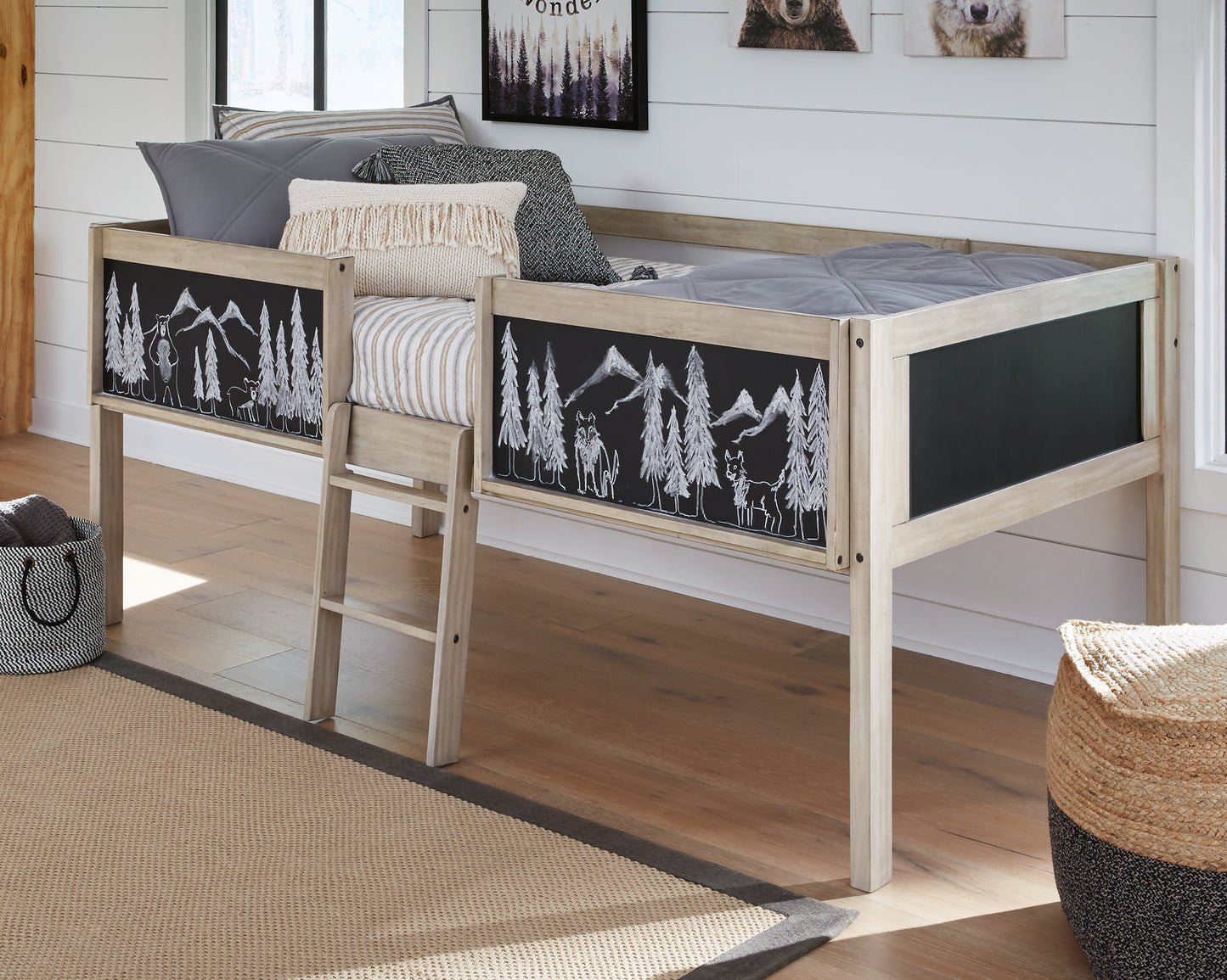 Wrenalyn Twin Loft Bed Frame