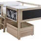 Wrenalyn Twin Loft Bed with Under Bed Bin Storage
