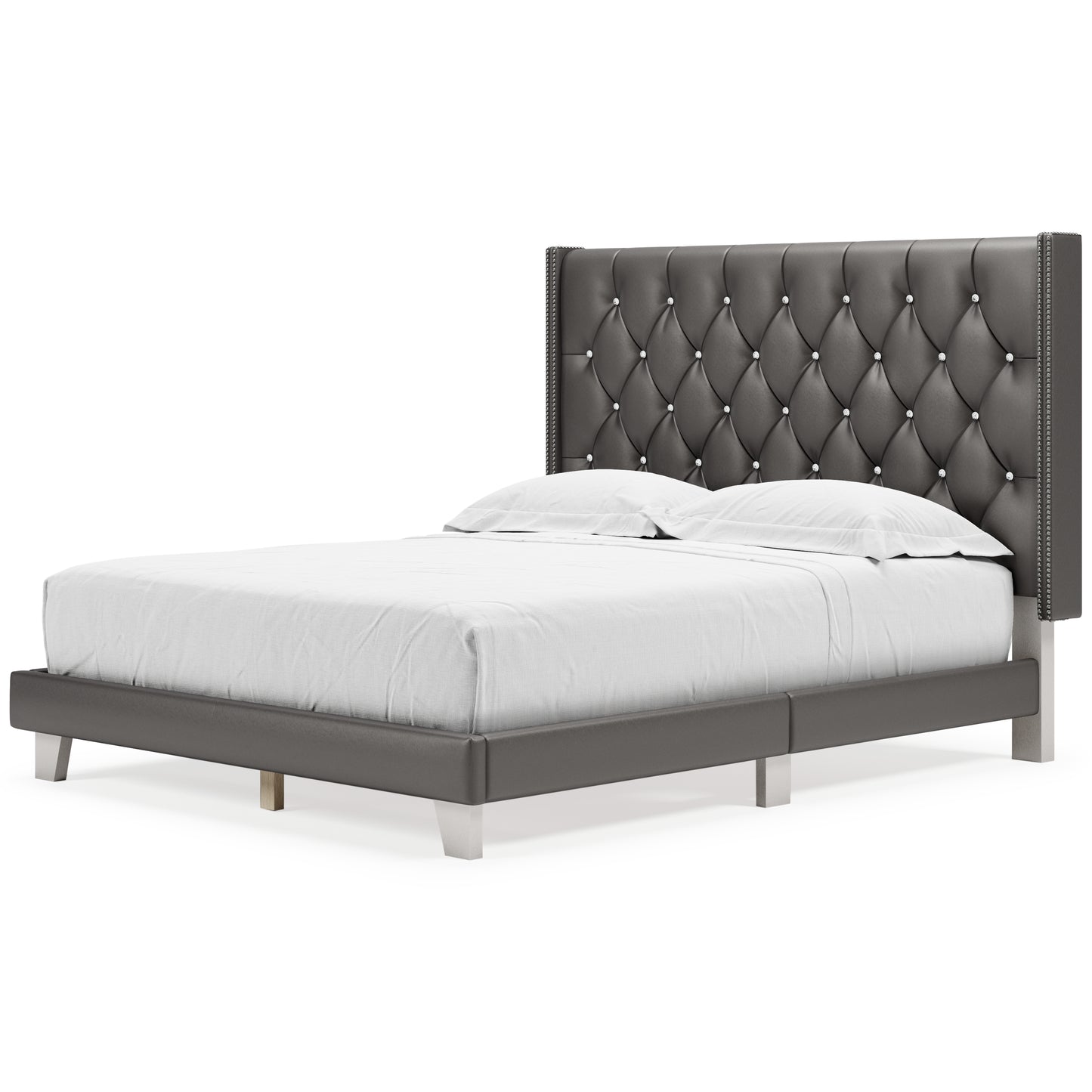 Vintasso Queen Upholstered Bed