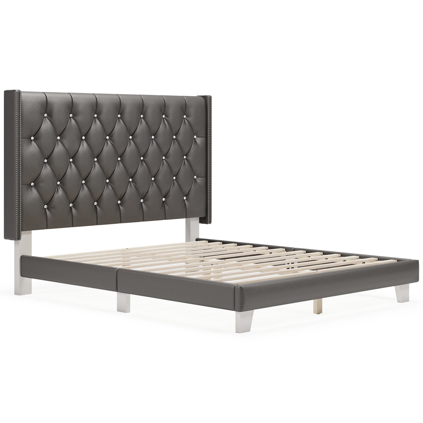 Vintasso Queen Upholstered Bed