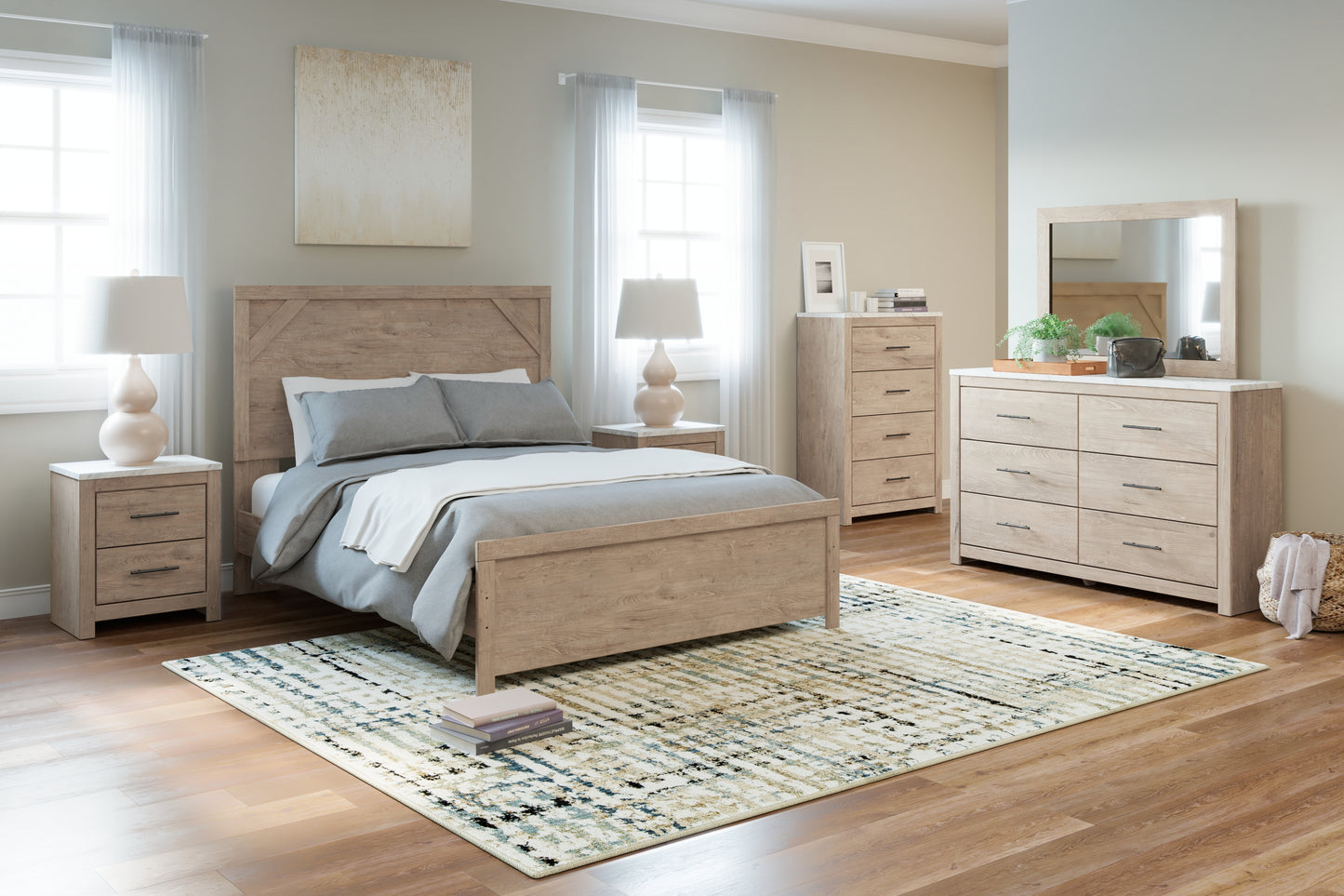 Senniberg Queen Panel Bed
