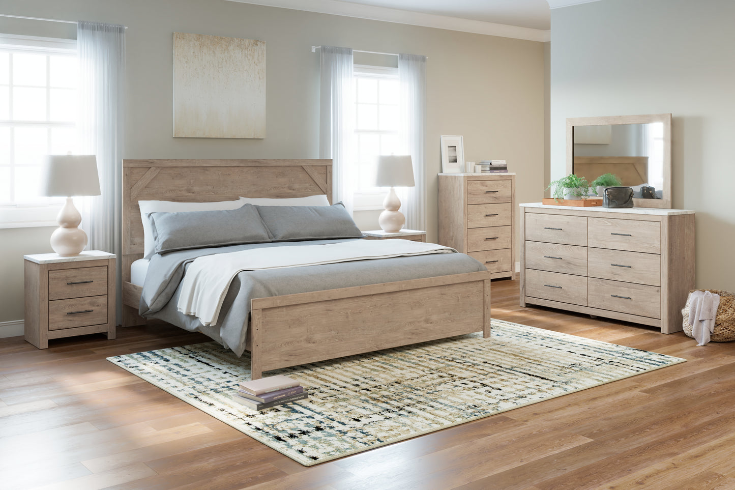Senniberg King Panel Bed