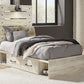 Cambeck Twin Panel Bed with 2 Storage Drawers