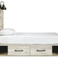 Cambeck Twin Panel Bed with 2 Storage Drawers