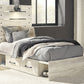 Cambeck Twin Panel Bed with 4 Storage Drawers
