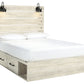 Cambeck Queen Panel Bed with 2 Storage Drawers