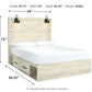 Cambeck Queen Panel Bed with 2 Storage Drawers