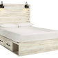 Cambeck Queen Panel Bed with 4 Storage Drawers