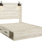 Cambeck Queen Panel Bed with 4 Storage Drawers