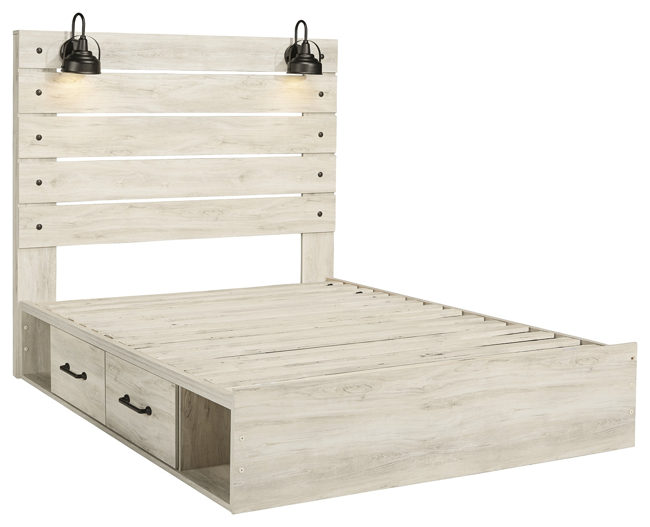 Cambeck Queen Panel Bed with 4 Storage Drawers
