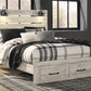 Cambeck Queen Panel Bed with 2 Storage Drawers