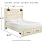 Cambeck Queen Panel Bed with 2 Storage Drawers