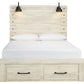 Cambeck Queen Panel Bed with 2 Storage Drawers