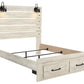 Cambeck Queen Panel Bed with 2 Storage Drawers