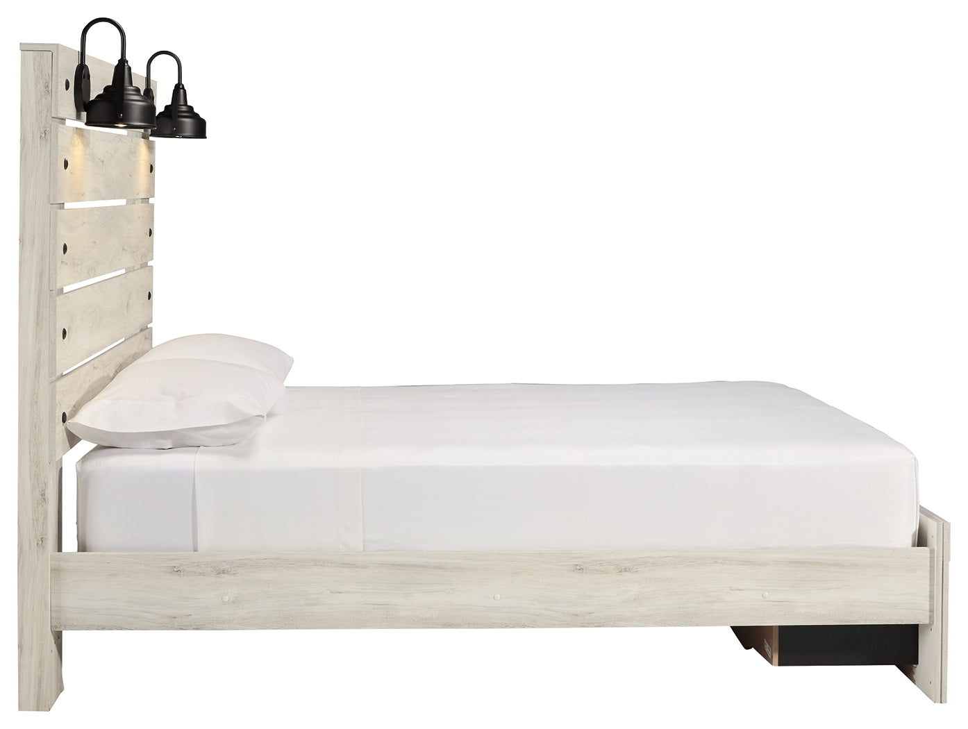 Cambeck Queen Panel Bed with 2 Storage Drawers
