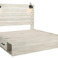 Cambeck King Panel Bed with 2 Storage Drawers