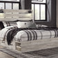 Cambeck King Panel Bed with 4 Storage Drawers