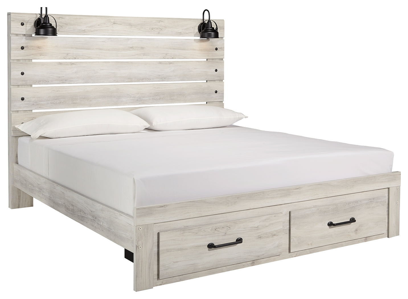Cambeck King Panel Bed with Storage