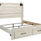 Cambeck King Panel Bed with 2 Storage Drawers