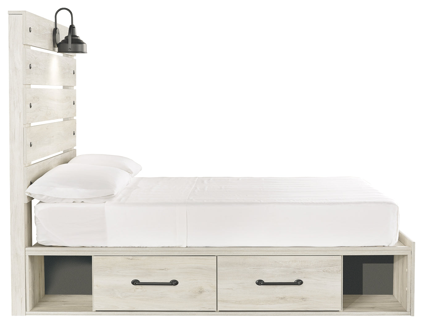 Cambeck Full Panel Bed with 4 Storage Drawers