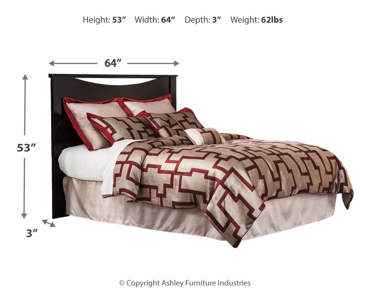 Zanbury Queen Panel Headboard