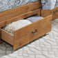 Bittersweet Queen Sleigh Bed with 2 Storage Drawers