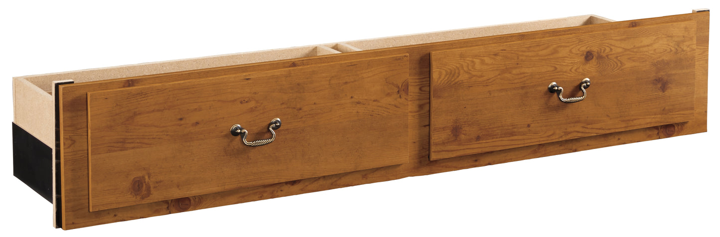 Bittersweet Queen Sleigh Bed with 2 Storage Drawers