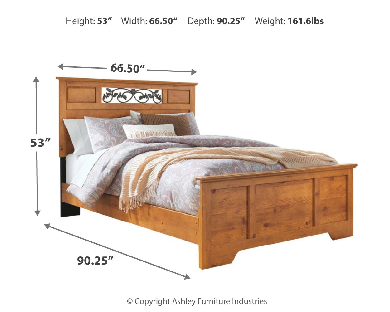 Bittersweet Queen Panel Bed