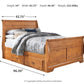 Bittersweet Queen Sleigh Bed with 2 Storage Drawers