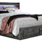 Baystorm King Panel Bed with 6 Storage Drawers