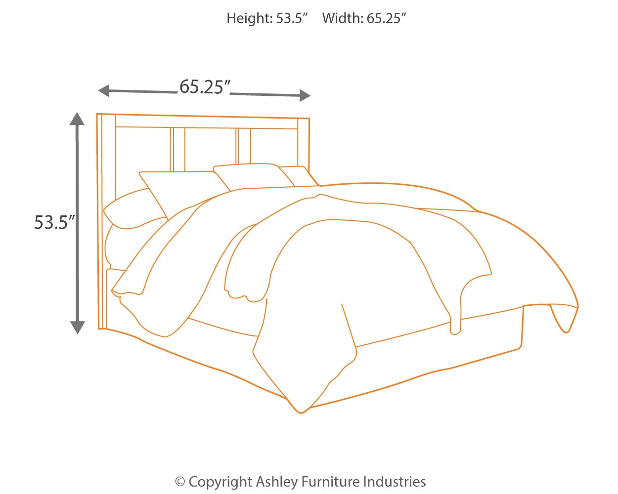 Blaneville Queen/Full Panel Headboard