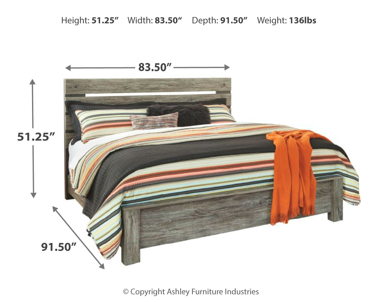 Cazenfeld King Panel Bed