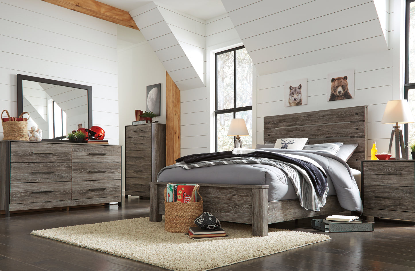Cazenfeld Full Panel Headboard