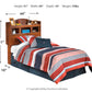 Barchan Twin Bookcase Headboard